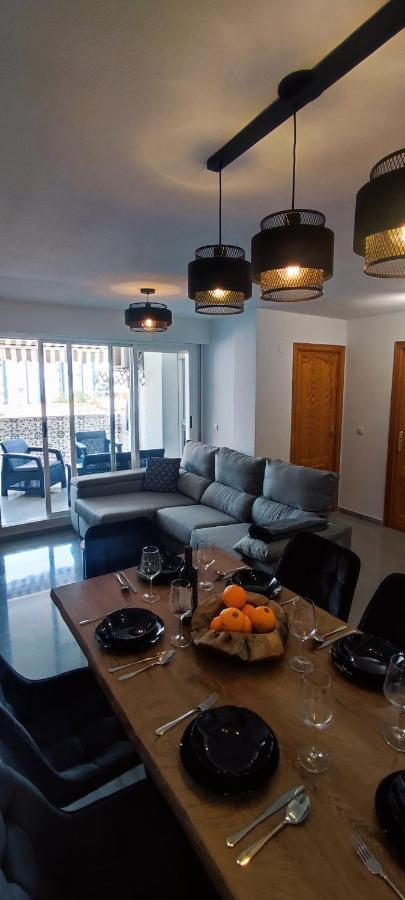 Bitacora Lux ,Comfortable Apartment 450 Meters From The Beach, Swimming Pool, 2 Air-Con ,Wi-Fi Playa de Gandia Eksteriør bilde